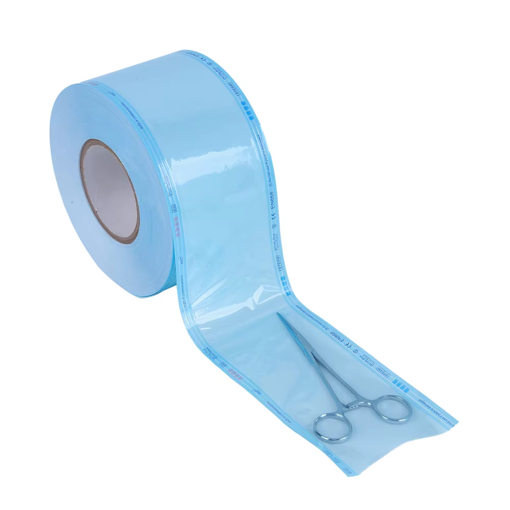 Self sealing sterilization pouch