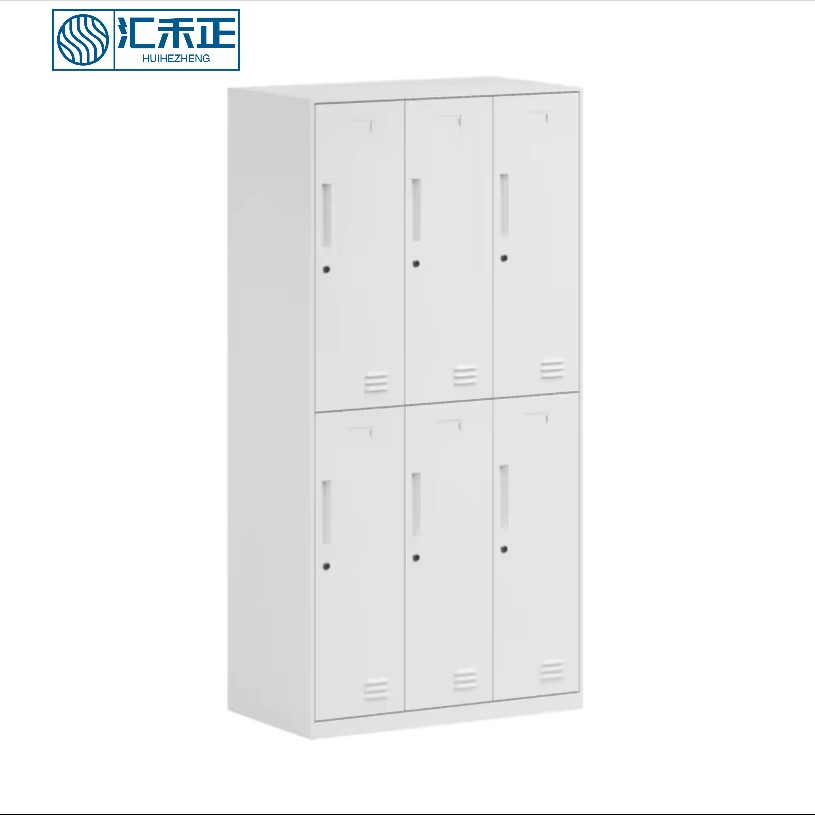 High Quality Smart Bag Cabinet Supermarket Store Locker Six Doors Face Recognition