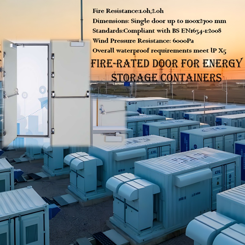 Fire-Rated Door For Energy Storage Containers,Fire door for containers, Fire door for containers
