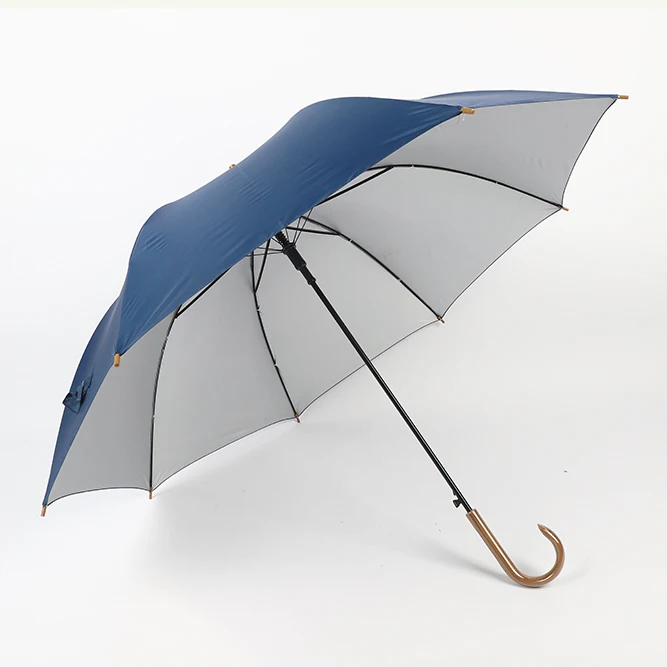 Straight umbrella with logo