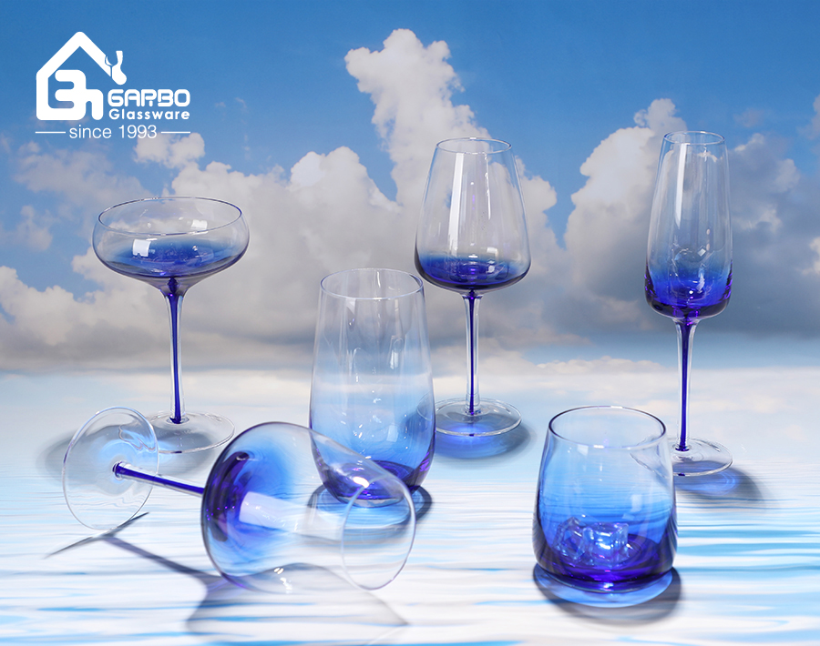 600ML Hand-made Borosilicate Glass Water Cup