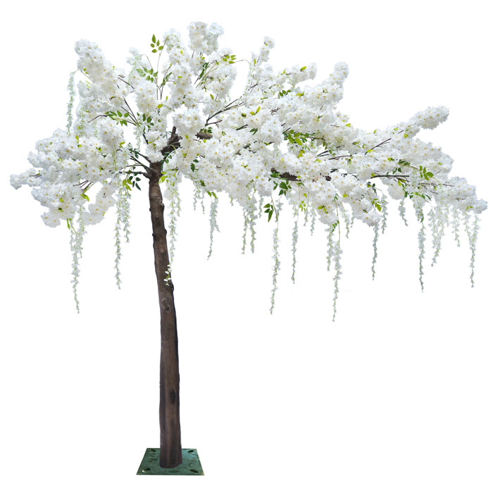 Artificial wisteria tree mix cherry blossom