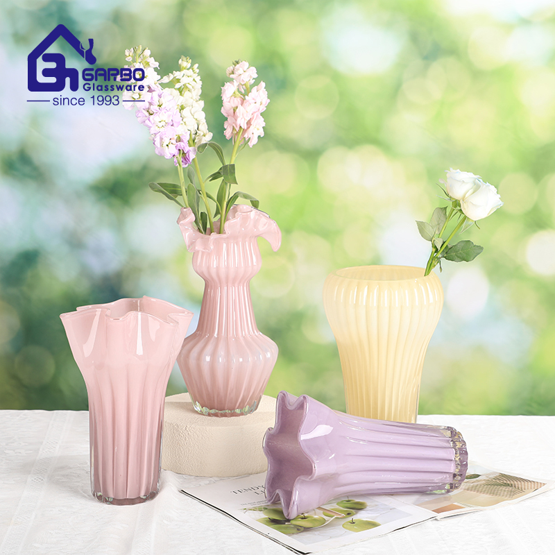 Hexagonal Star Glass Vases Unique Shape