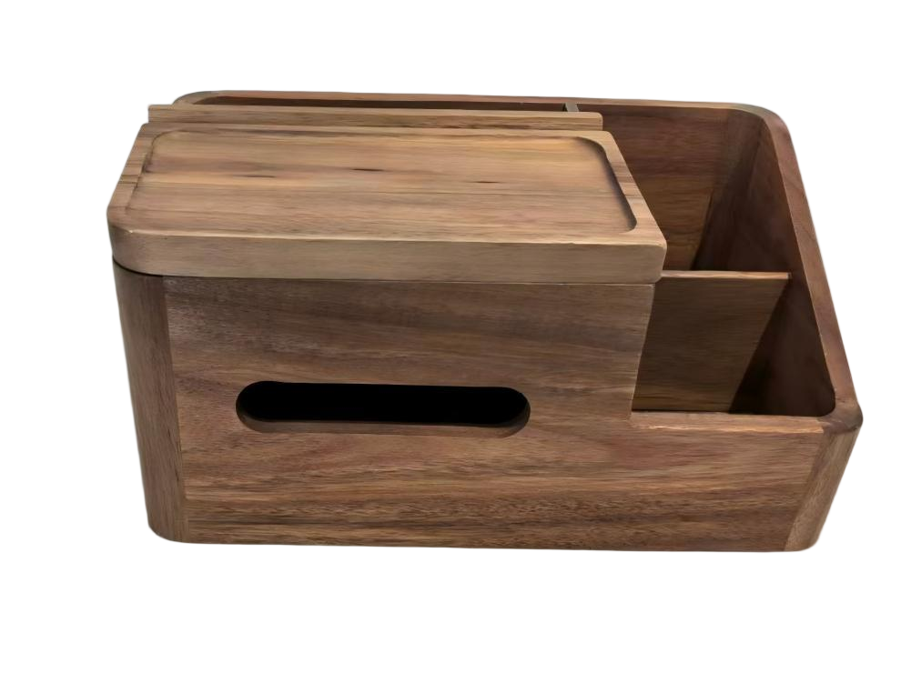 Wooden storage box