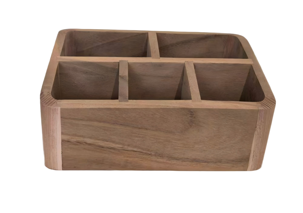 Wooden storage box