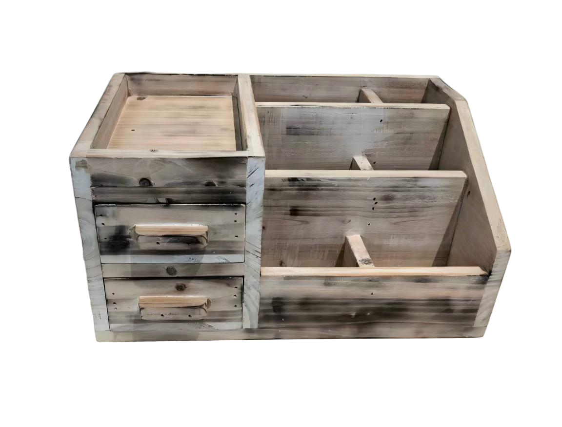 Wooden storage box