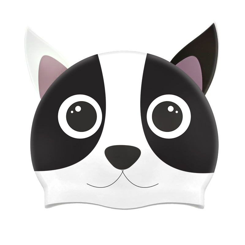 Kids Dog Shape Swim Cap, Adorable Cartoon Style – Quick-Dry & Comfortable Fit