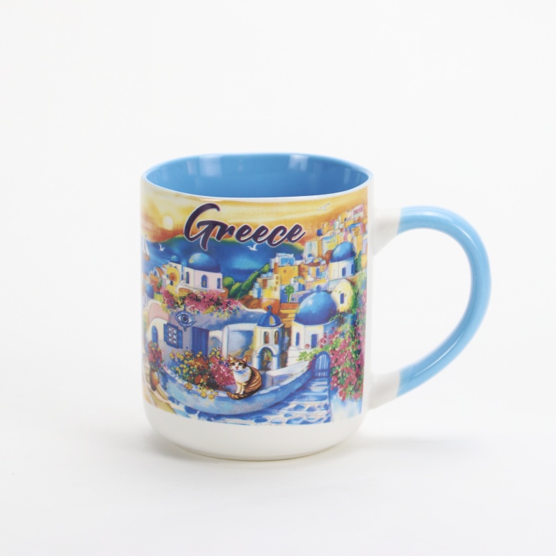 Greece souvenir ceramic mug