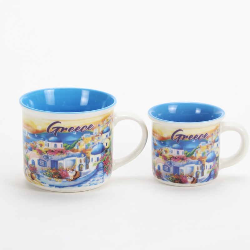 Greece souvenir ceramic mug