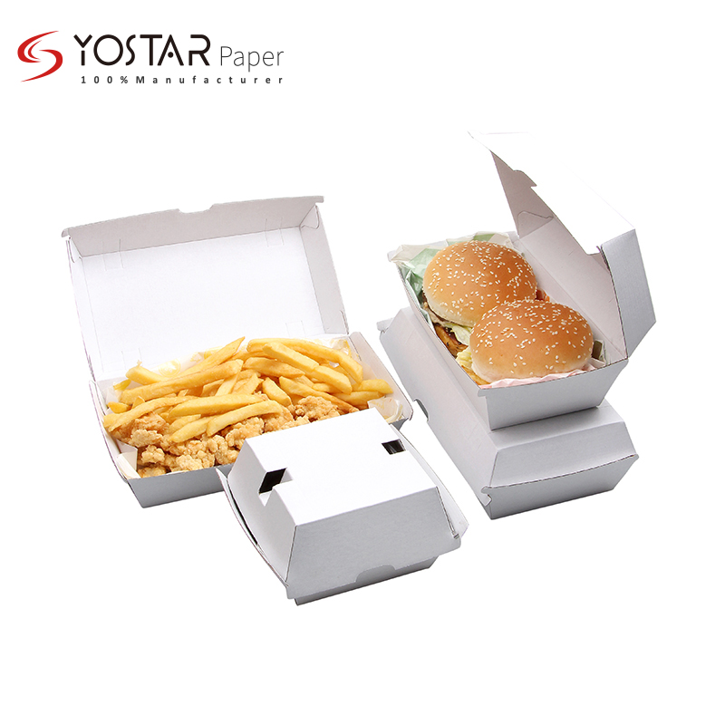 White Burger Box