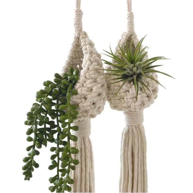 Air pineapple flower basket hanging bag