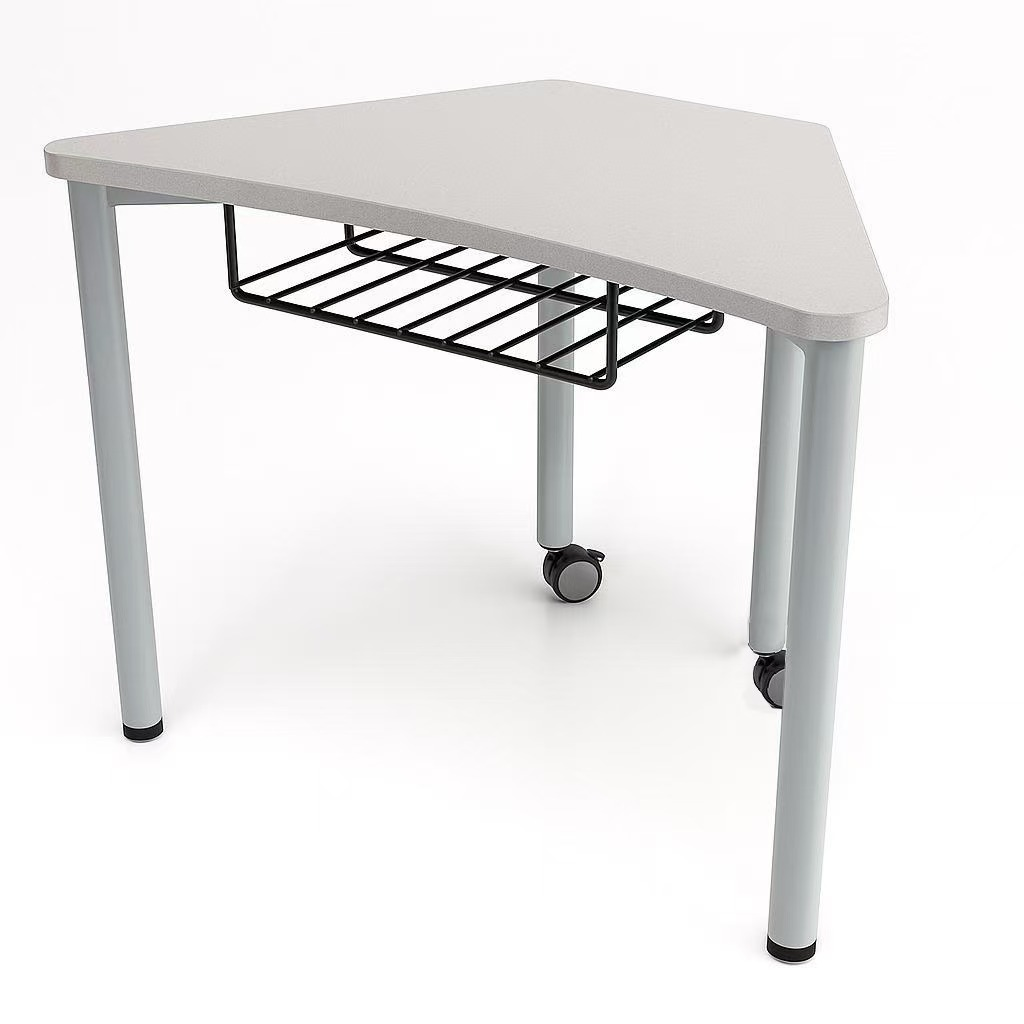 Trapezoidal activity table HPL tabletop