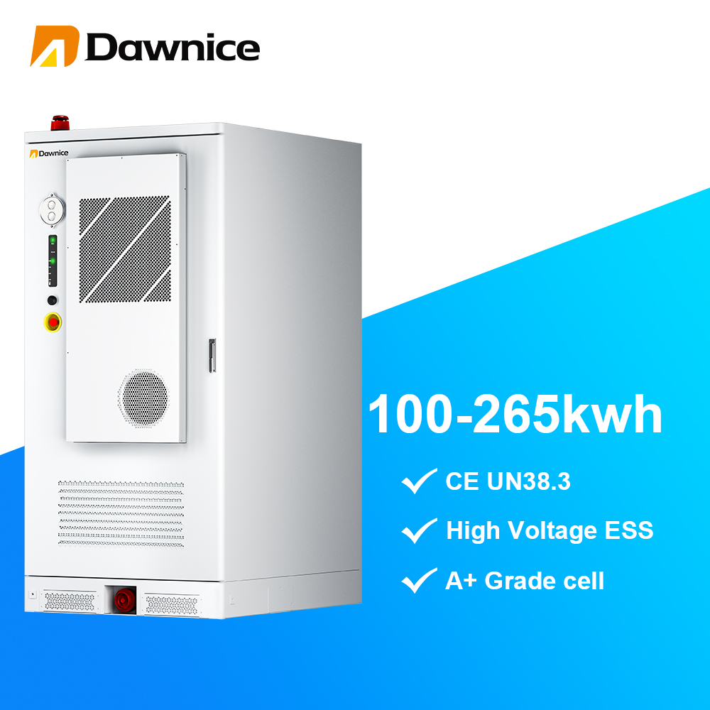 All in One Solar Battery 125kw Energy Storage System Commercial Industrial 265kwh Lifepo4 Batteries