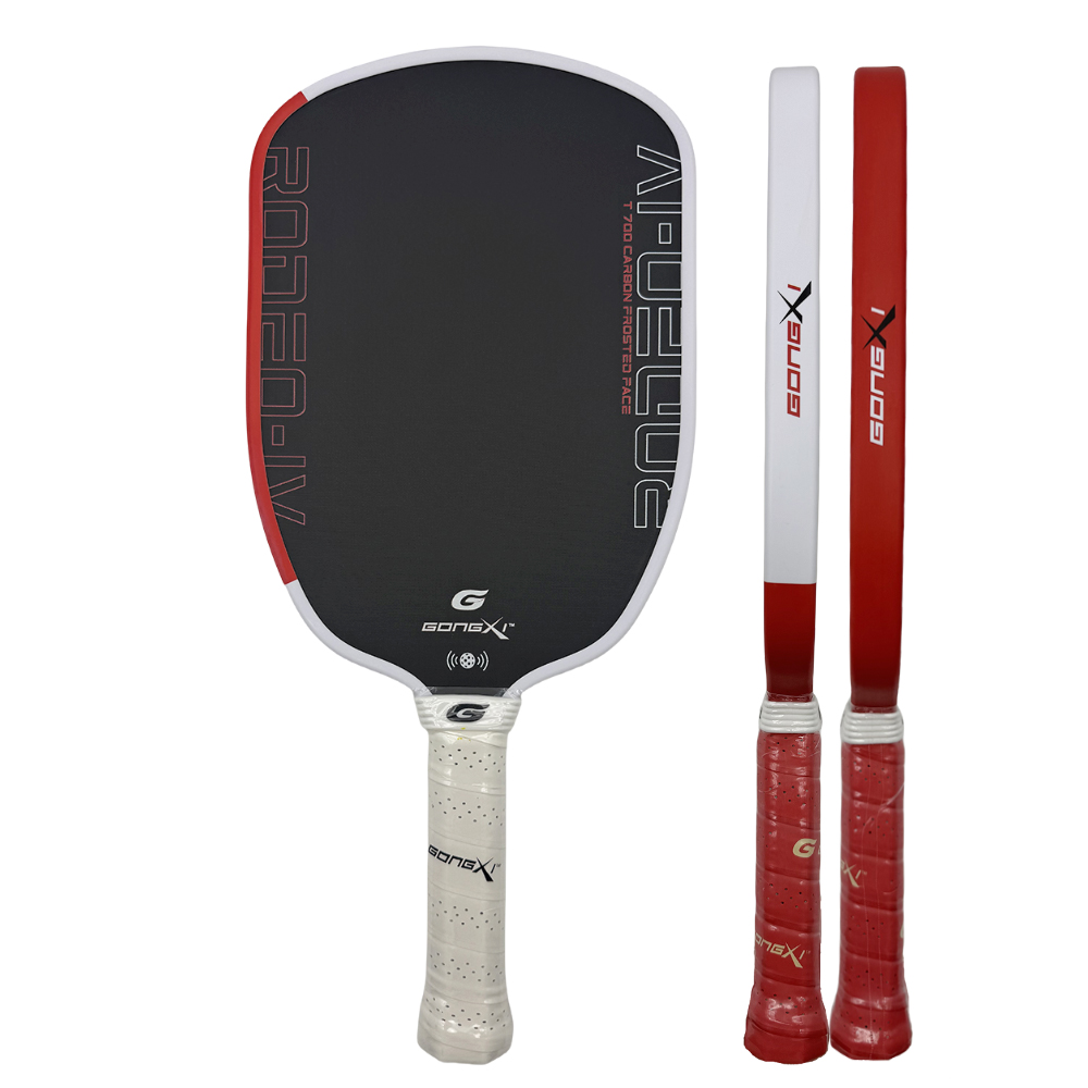 Hongda Gongxi Carbon edgewith 2 colors hot pressed pickleball paddle