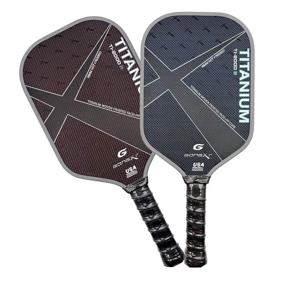 3K carbon titannium Thermoformed pickle ball paddle