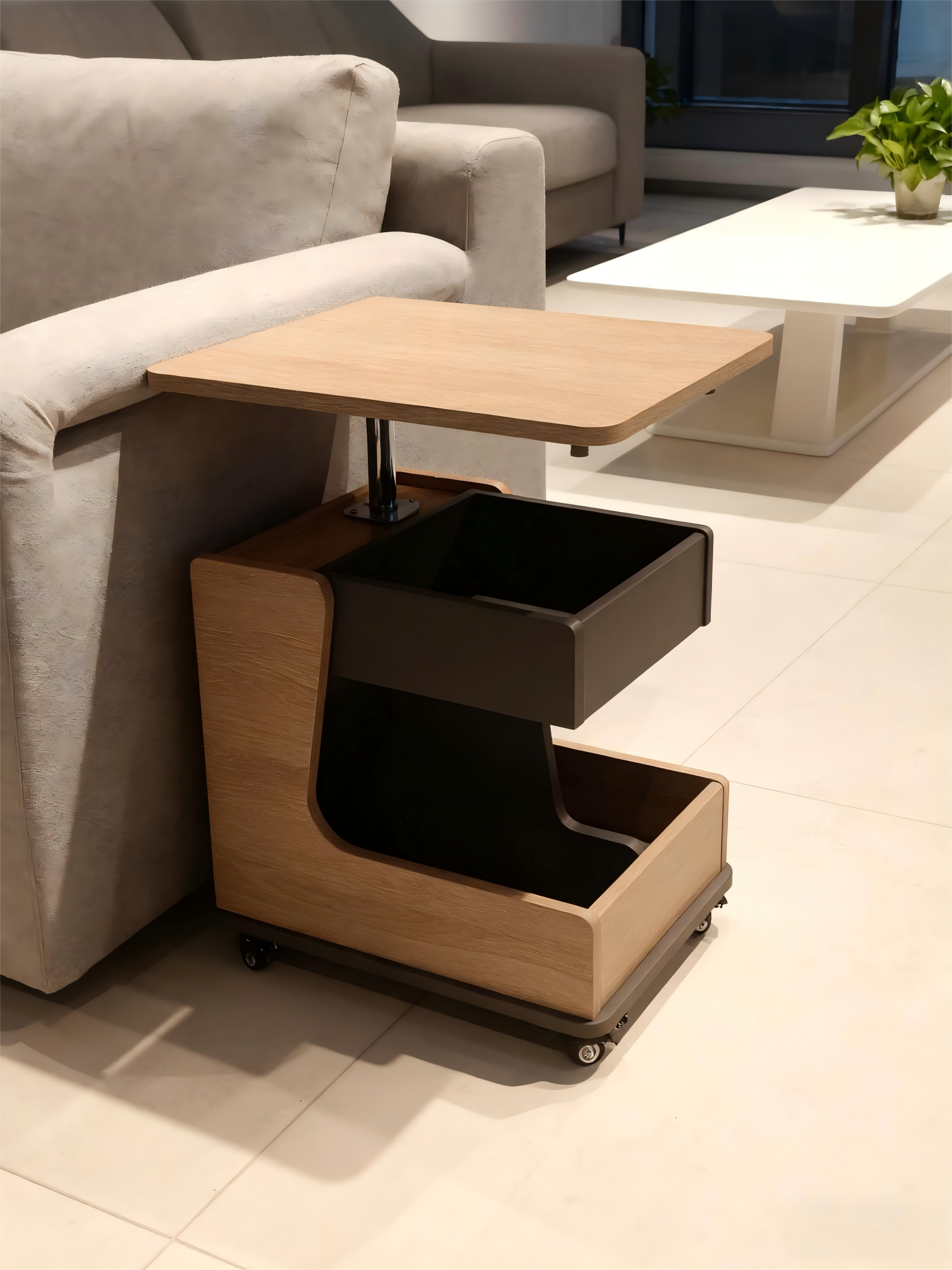 Mobile side table