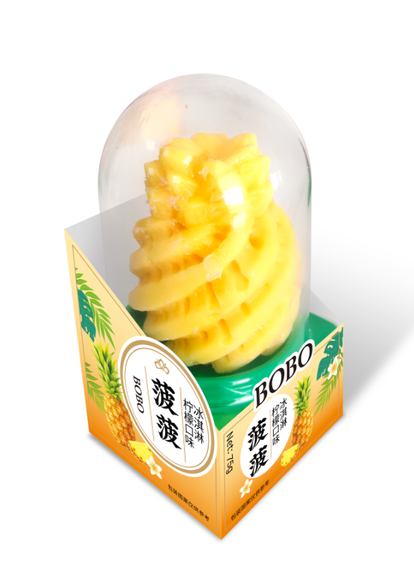 Pineapple Lemon Flavored Ice Cream