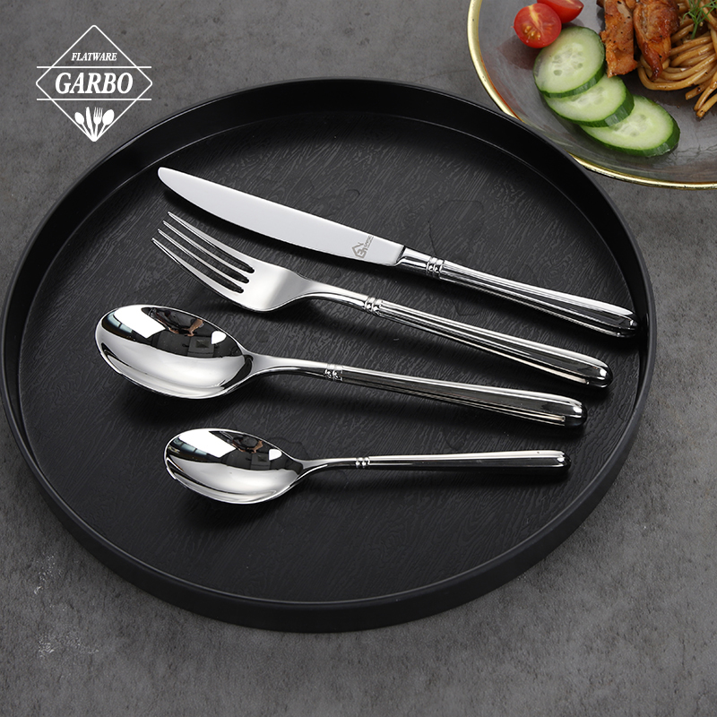 Mirror Polish High Quality 304(18/8)Stainless Steel Silver Flatware