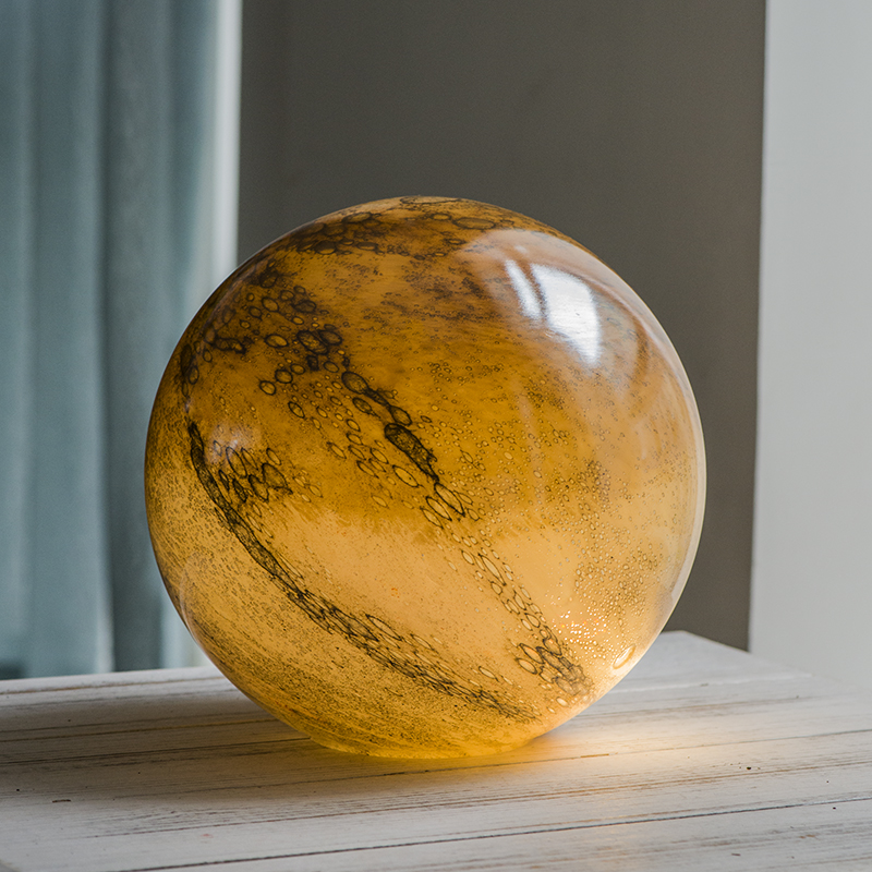 Art color glass decorative lighting handmade sphere table lamp G12-22/GJ17-20/GJ19-23 Landscape 19