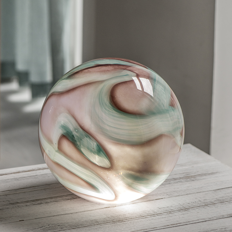 Art color glass decorative lighting handmade sphere table lamp G12-22/GJ17-20/GJ19-23 Milkyway 43