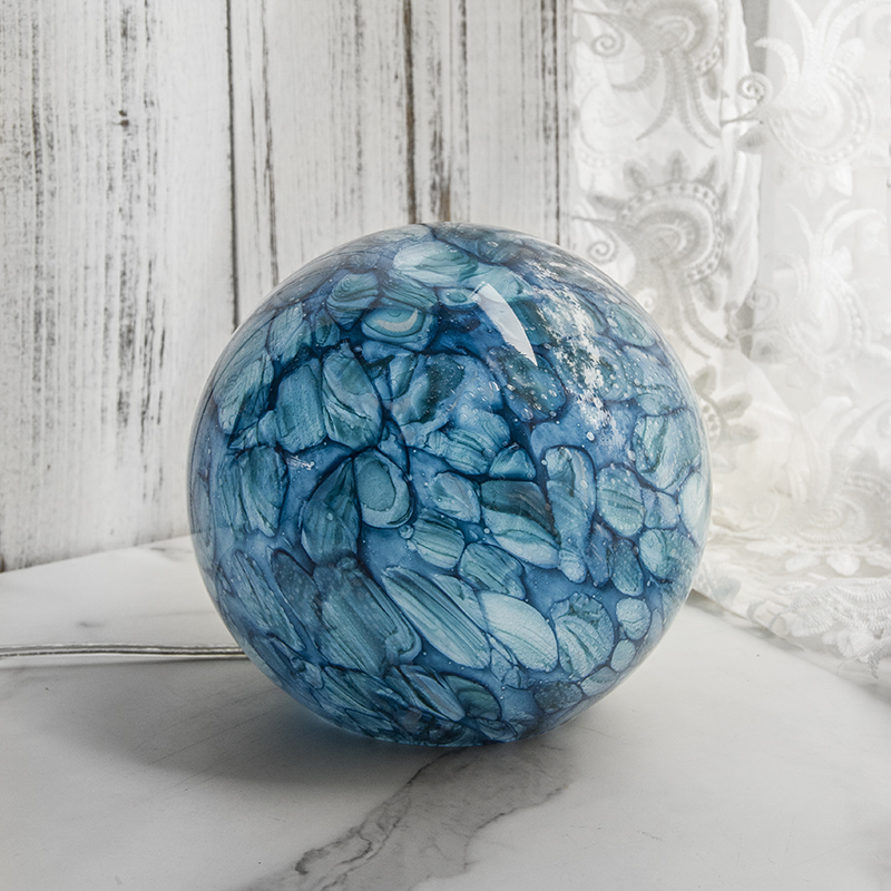 Art color glass decorative lighting handmade sphere table lamp G12-22/GJ17-20/GJ19-23 Agate 18