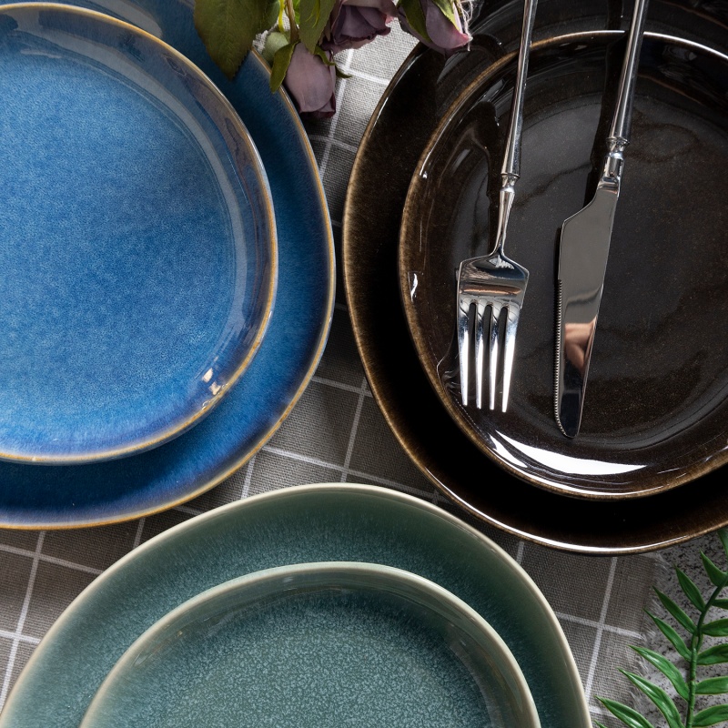 Happy Go 26.5cm Dinner Plate Reactive Glaze