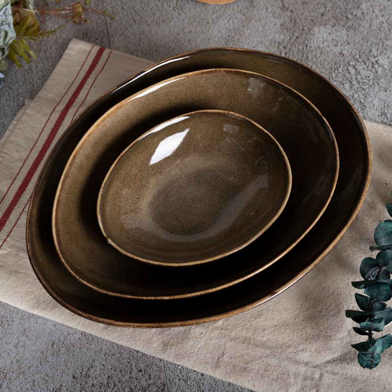Happy Go 15.5cm/10oz/290ml Soup Bowl Reactive Glaze
