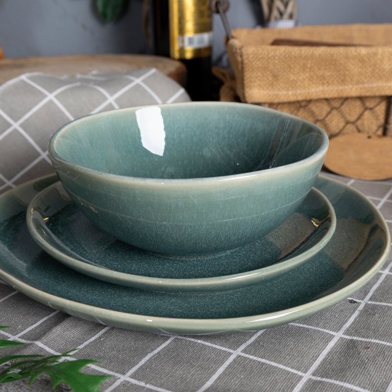 Happy Go 16.4cm/24oz/700ml Soup Bowl Reactive Glaze