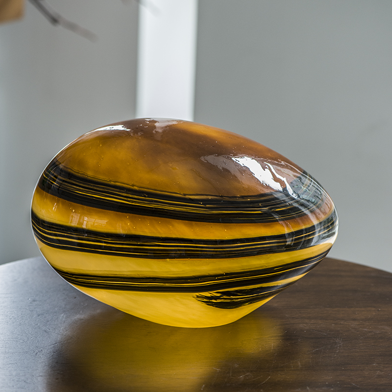 Art Color Glass Decorative Lighting Handmade Spherical/Oval/Stone Shape TL11/TL11S/TL12 Galaxy 41