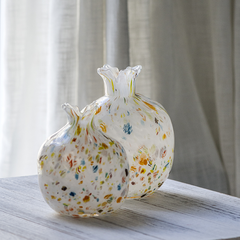 handmade art glass color decorative pomegranate vases /ornaments GJ21-1/1H/2 Candy 29