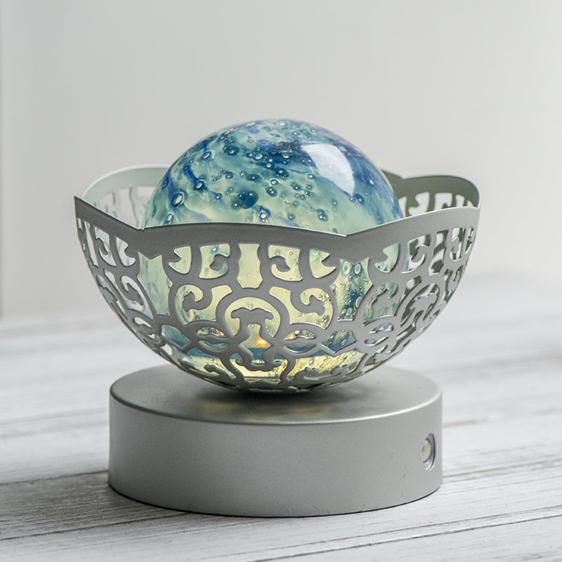 Art color glass decorative lighting handmade sphere table lamp D12R70 Landscape D08/D12/D15