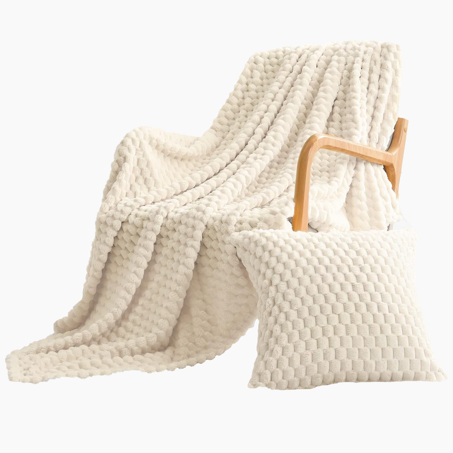 3D jacquard fleece blanket, bed blanket