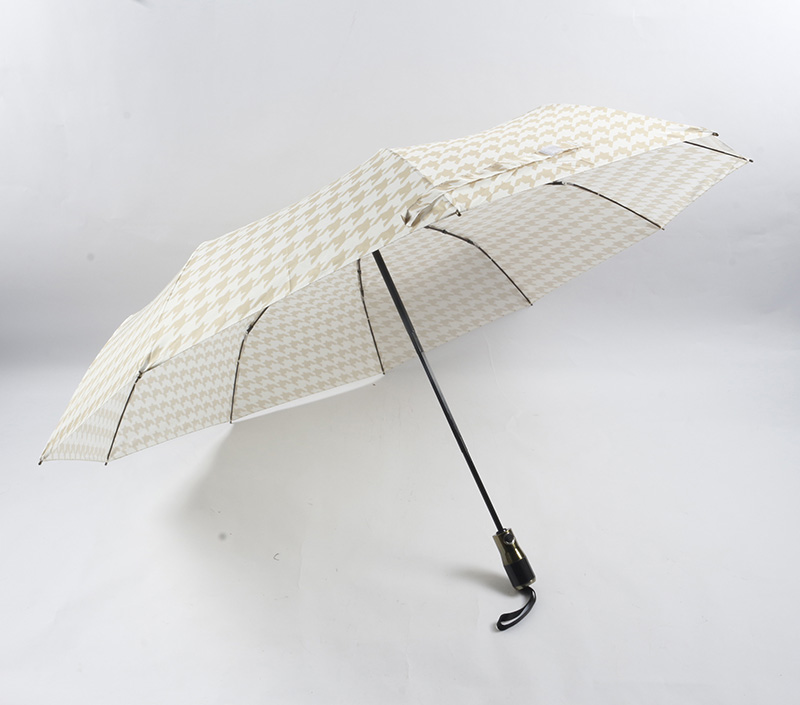 High-end gifts auto open/close three folding umbrella