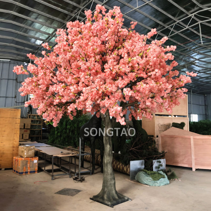 Artificial cherry blossom tree