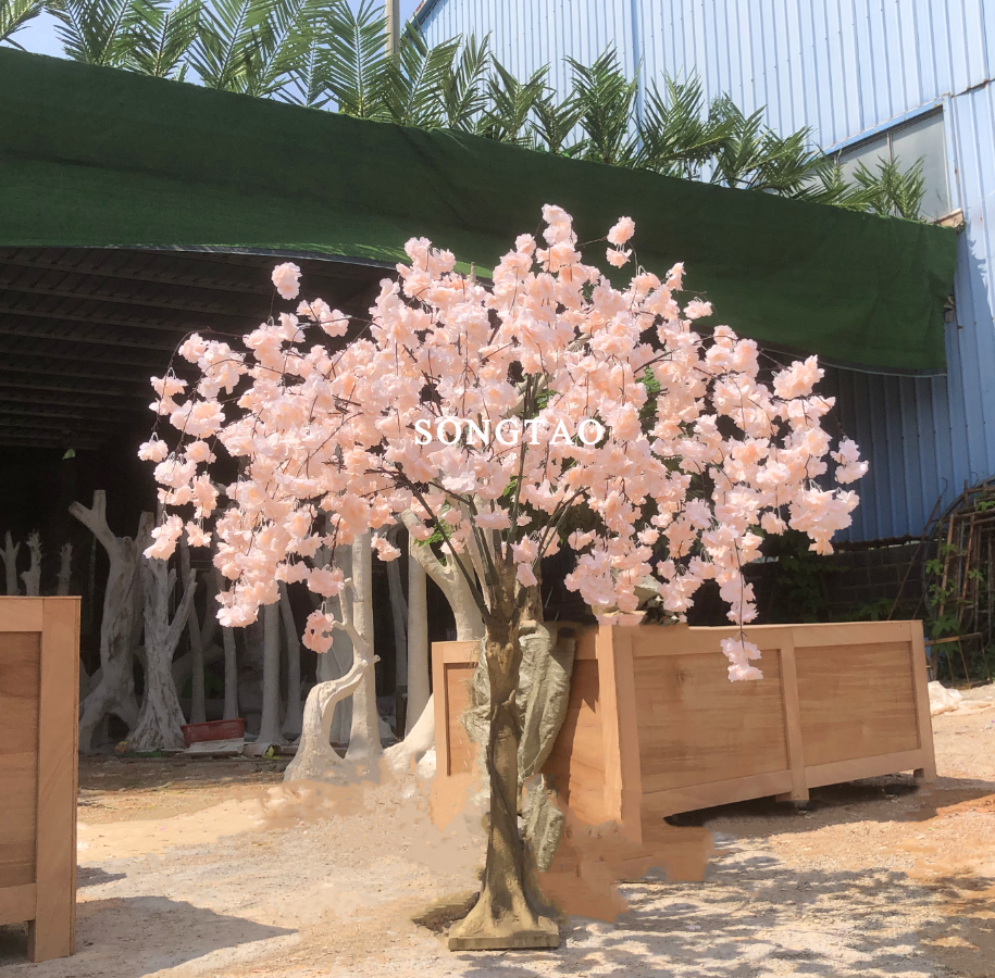Artificial cherry blossom tree