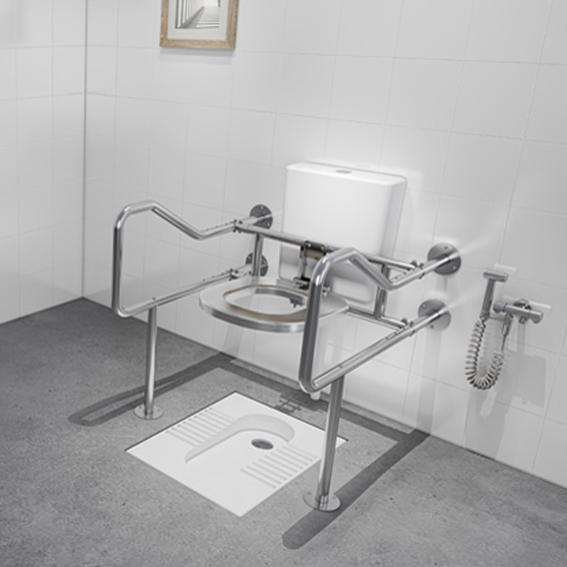 DH+SSS-380 Toilet Grab Bar With Commode Seat Option