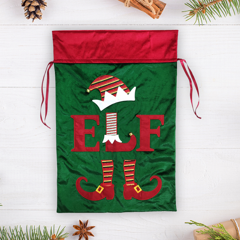 24x35inch Large Velvet Christmas Sack Bag