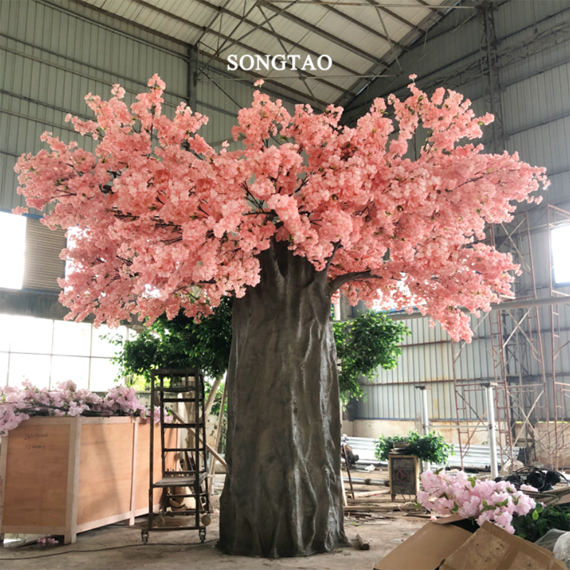 Artificial cherry blossom tree