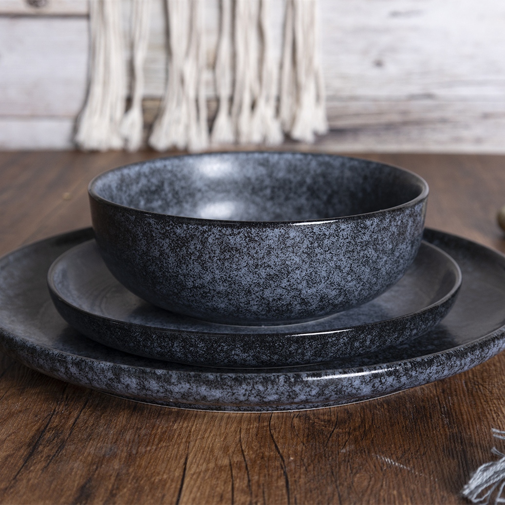 Happy Go Porcelain 15.5CM BOWL WITH REACTIVE GLAZE MATT FINISH