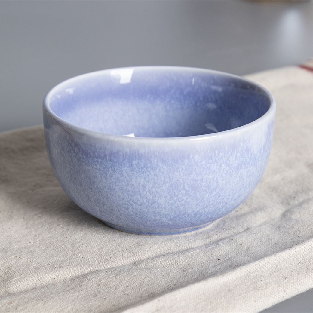 Happy Go Porcelain 15.5CM 11CM BOWL WITH REACTIVE GLAZE