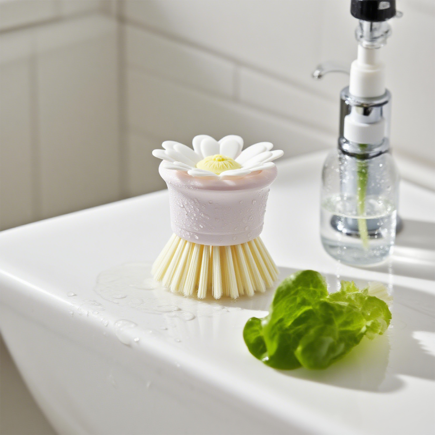 Daisy - Shaped Cleaning Brush