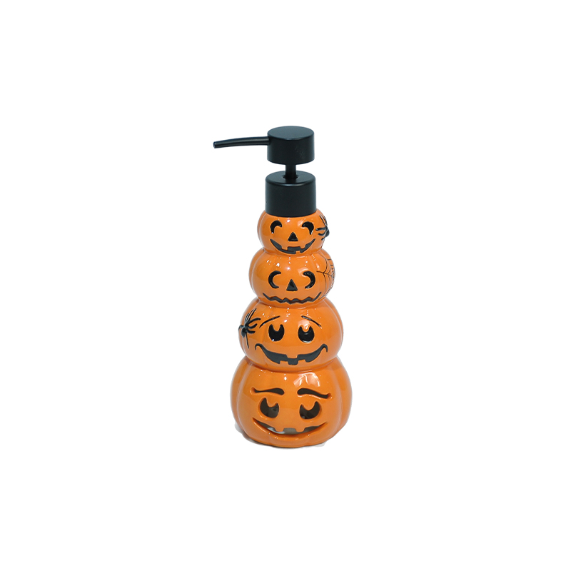 Halloween multi-layer pumpkin stacked shaped dolomite emulsion bottled separately