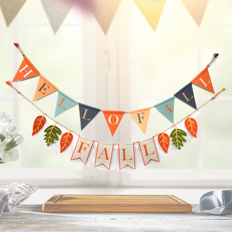 47' Harvest Letter Fall Banner