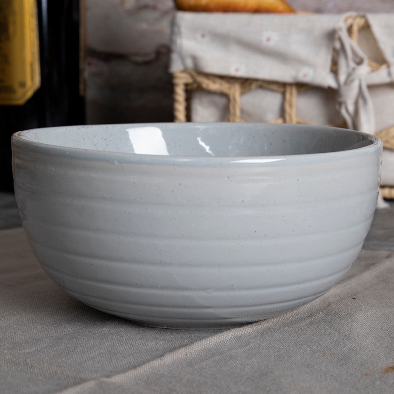 Happy Go 15cm/25oz/710ml Bowl Reactive Glaze With Speckles And Embossed
