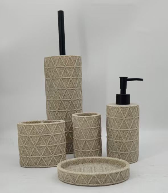 Polyresin bathroom set