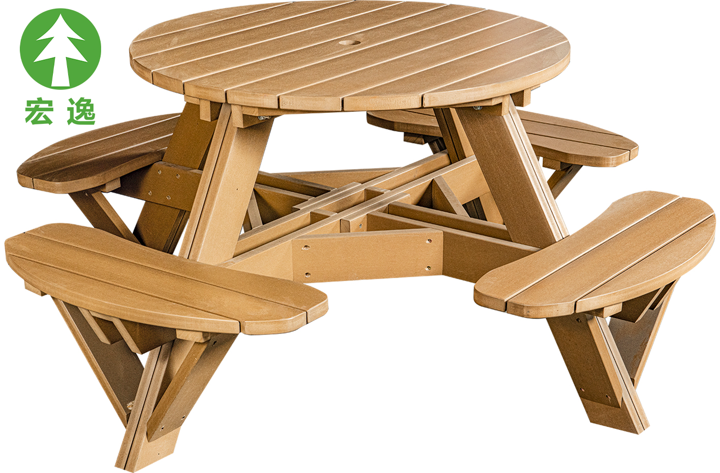 Casual multi-person table