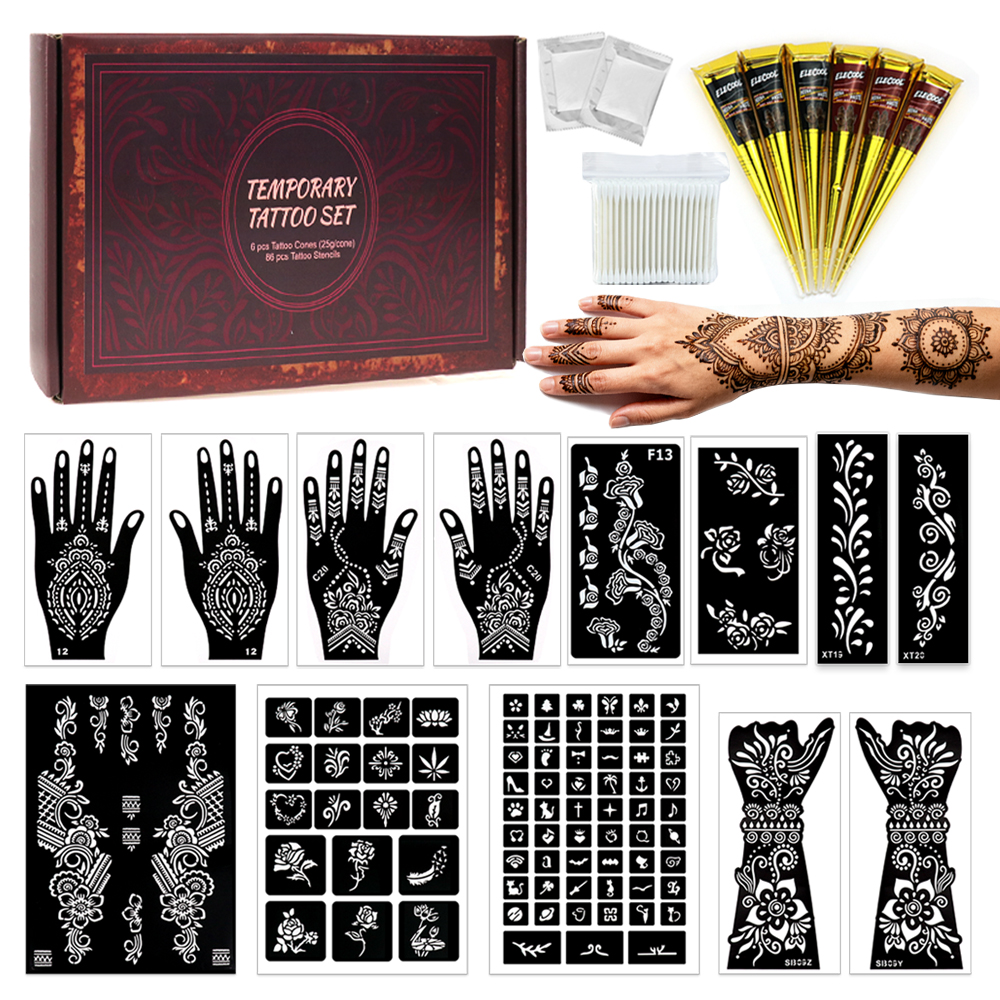 Waterproof Temporary HennaTattoo Kit