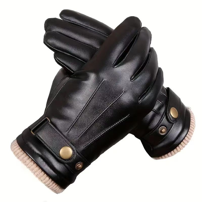 BAI LU FANG FUR GLOVES（leather gloves)
