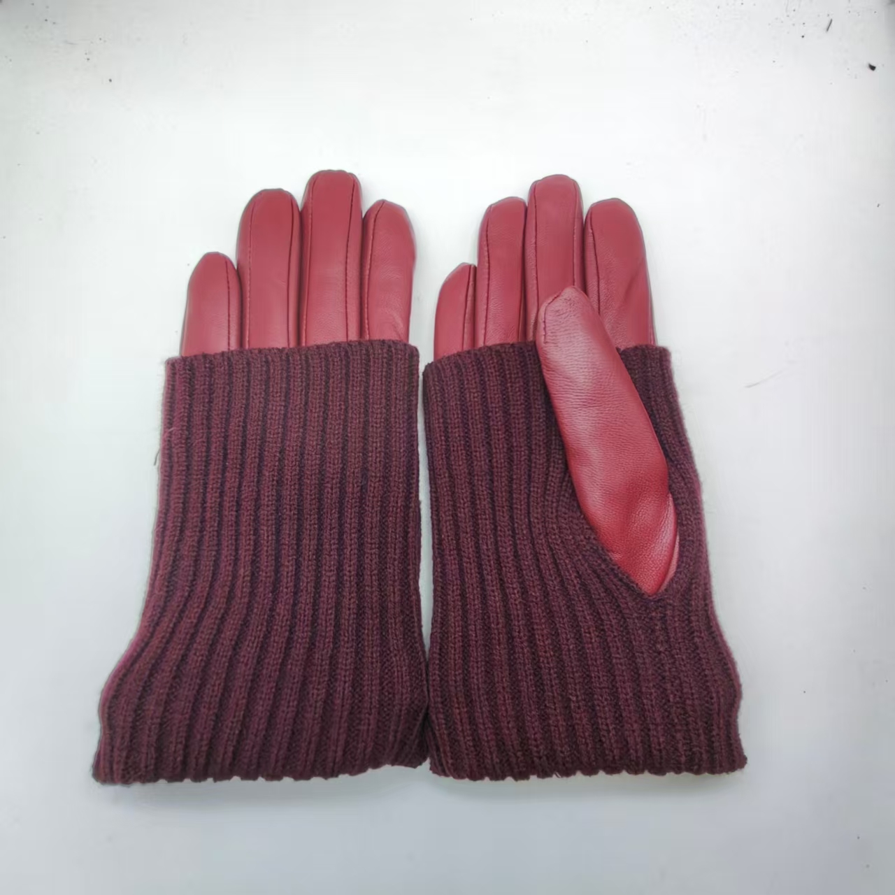 BAI LU FANG FUR GLOVES（leather gloves)