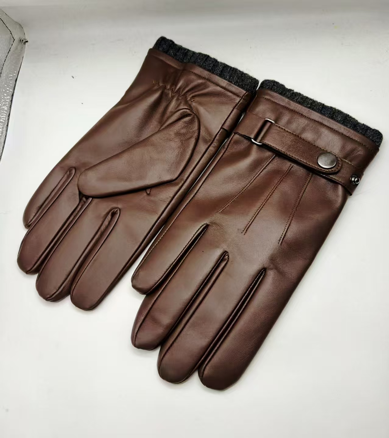 BAI LU FANG FUR GLOVES（leather gloves)